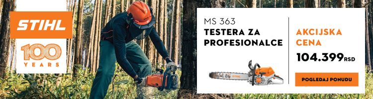 Profesionalna STIHL testera, akcija MS 363