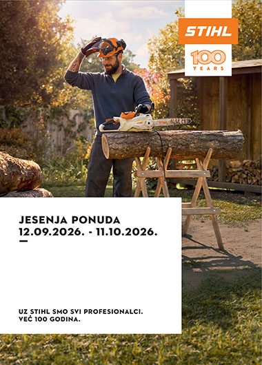 STIHL jesenja akcija 2026 – brošura sa akcijskim cenama i popustima